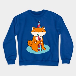 Birthday Shiba Crewneck Sweatshirt